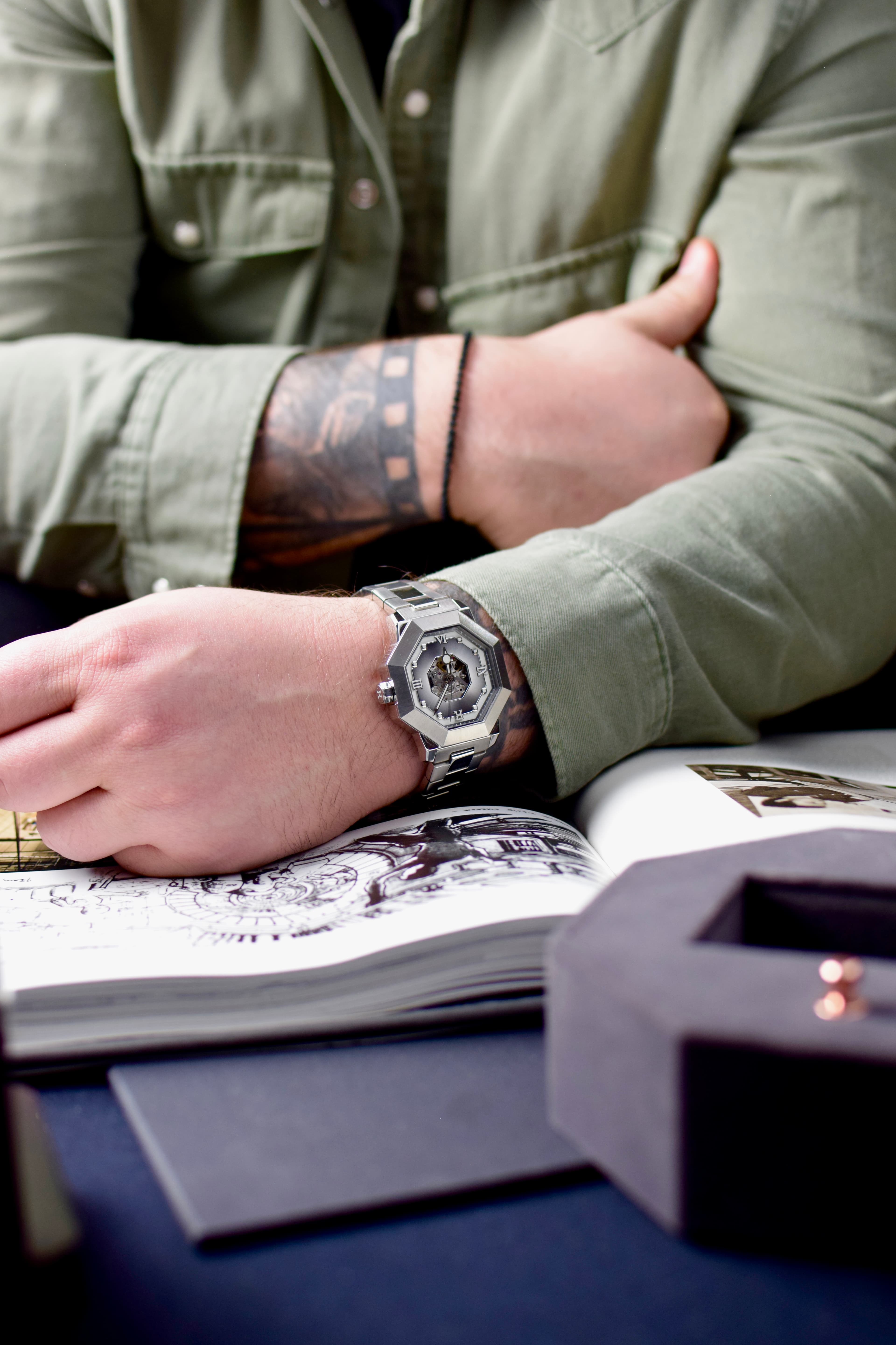 ORATA Genesis on the wrist